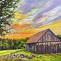 Hilltown Autumn Barn Suncet